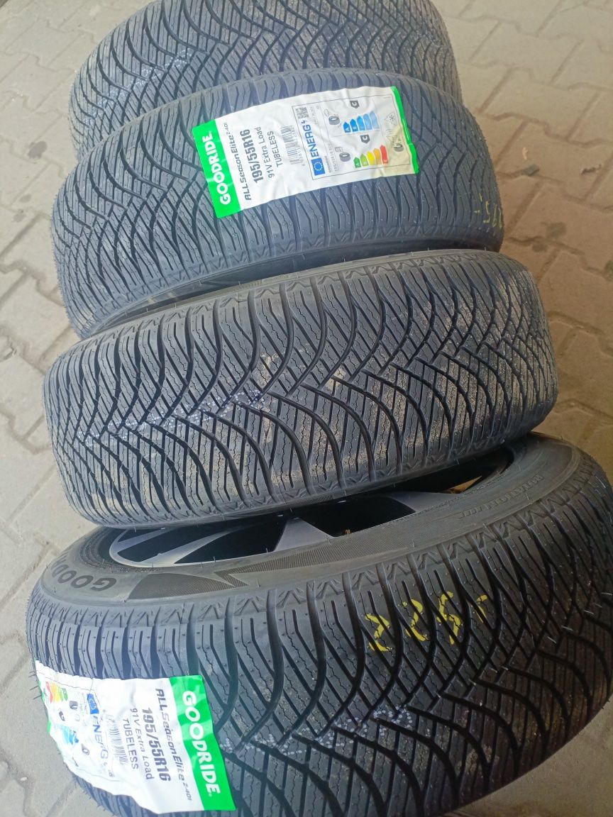 Nowe koła całoroczne wielosezonowe 195/55/16 Goodride 4x100