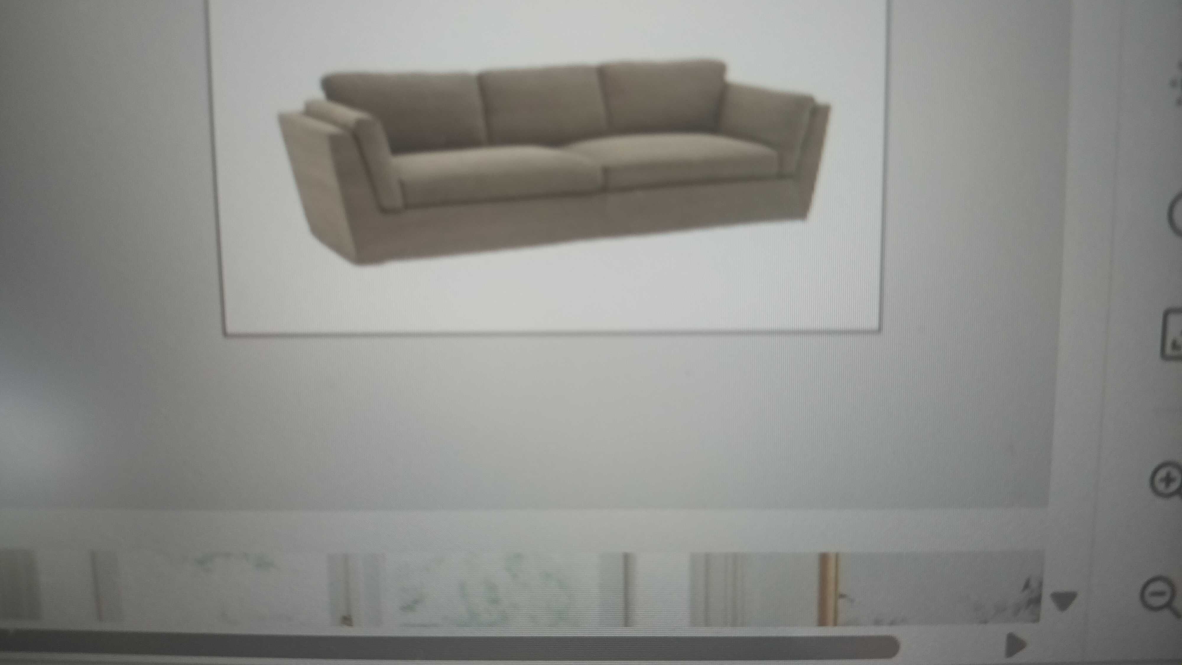 Sofa Berber  Fix 3 szara