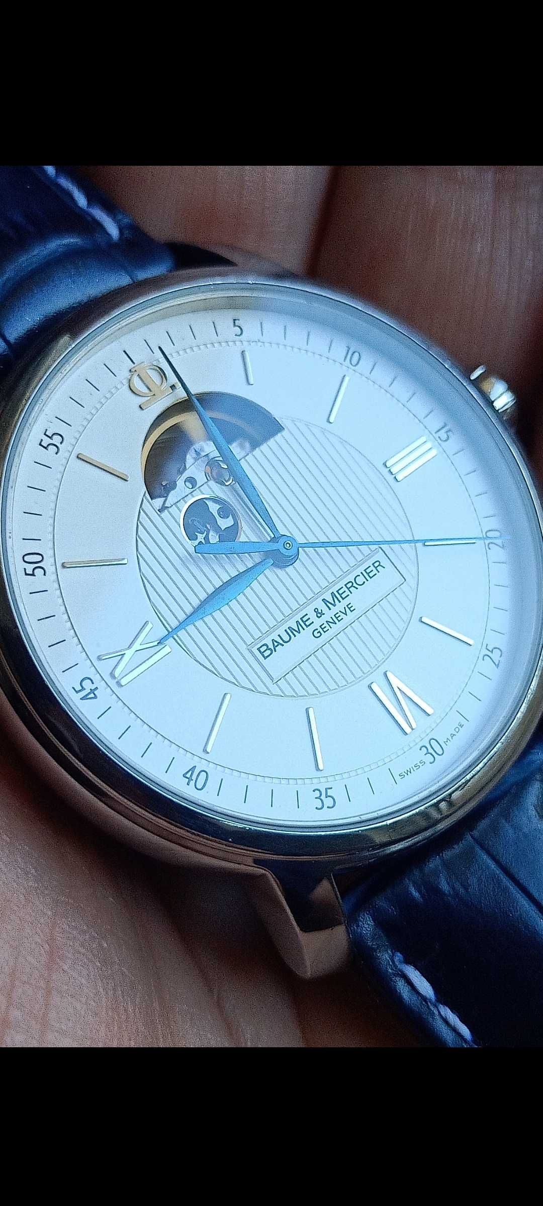 Baume & Mercier. Open heart , 65558. Jak edox,Longines,issot,iwc,omega