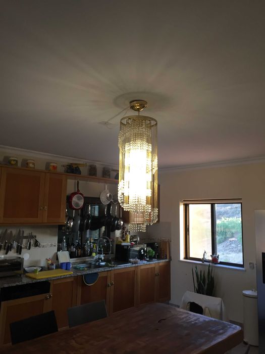 Candeeiro em cristal Bohemia