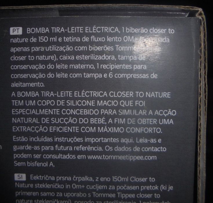 Bomba eletrica Tommee Tippee como nova