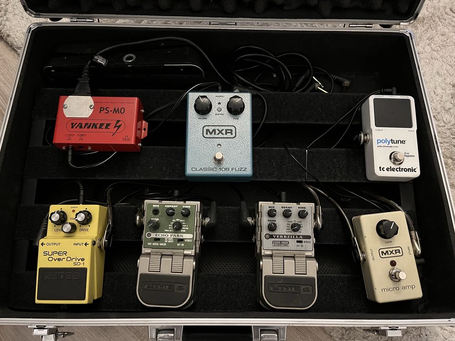Pedalboard: 6 efektów + zasilacz + case w super cenie 3 300 PLN.