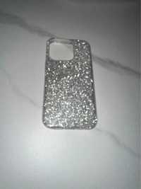 Nowe etui iPhone 14 Pro błyszczące srebrne