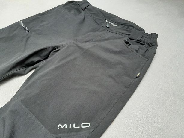 Spodnie  trekkingowe górskie MILO TACUL - Black L Stan idealny