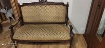 Komplet mebli neoklasycyzm - Sofa + 2 fotele (antyk)