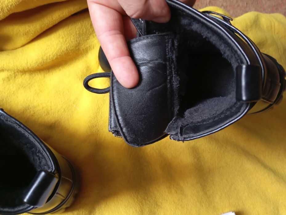 Ботинки женские зимние кожаные сапоги р39