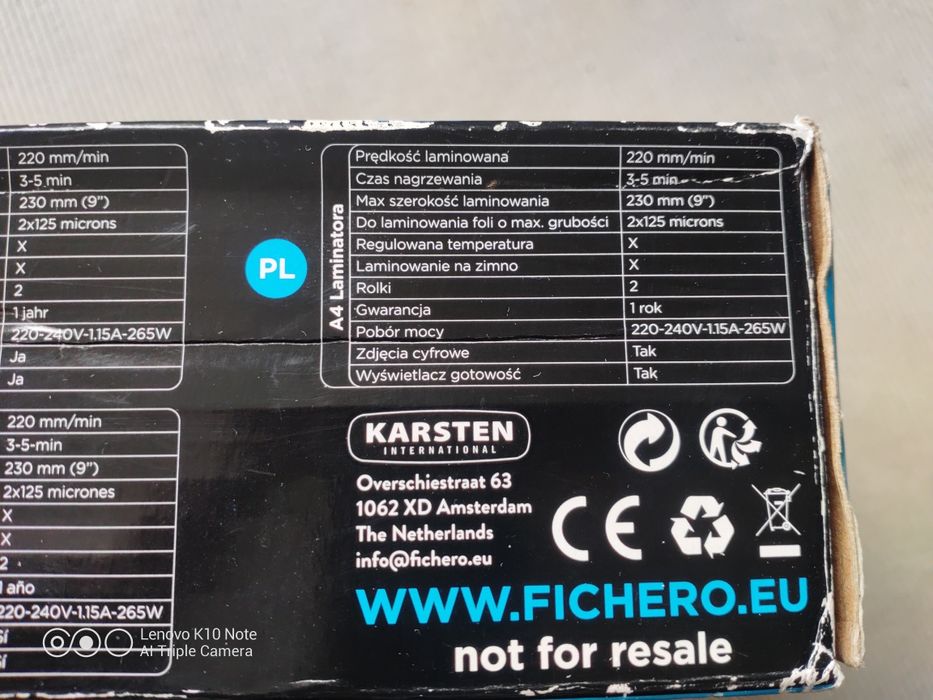 Laminator do zdjęć itp polecam