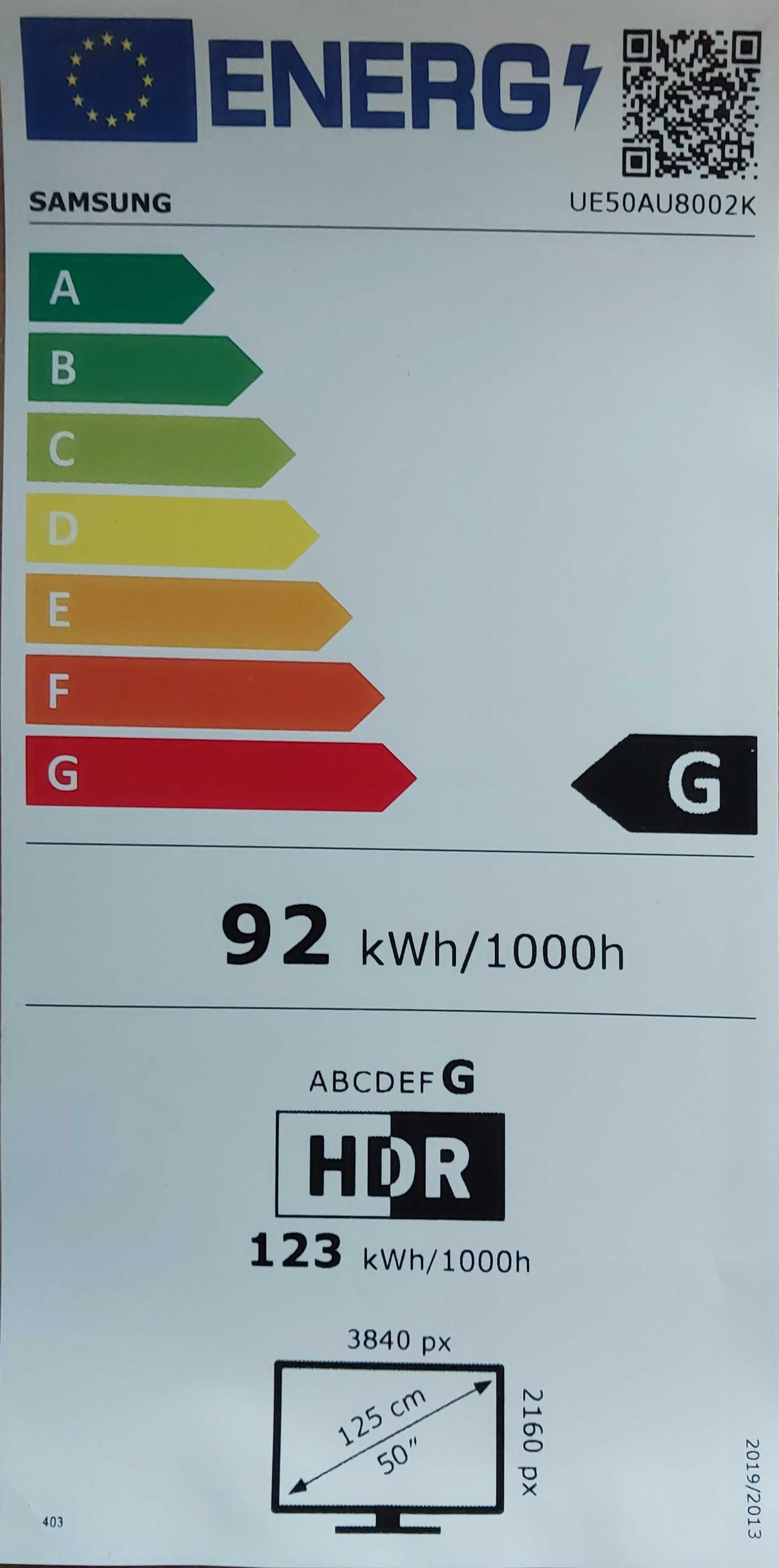 Telewizor samsung UE50AU8002K