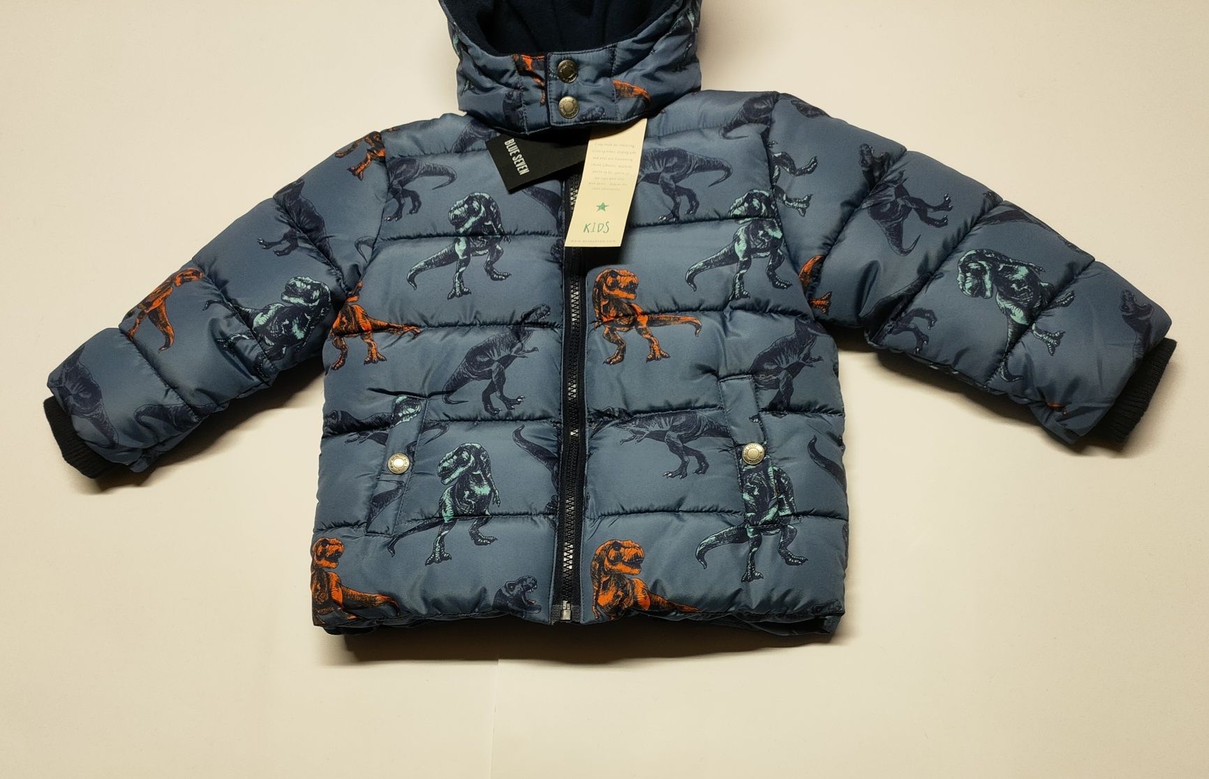 Kurtka Blue Seven Kids Dinosaurs dziecięca ocieplana r. 98 / 3