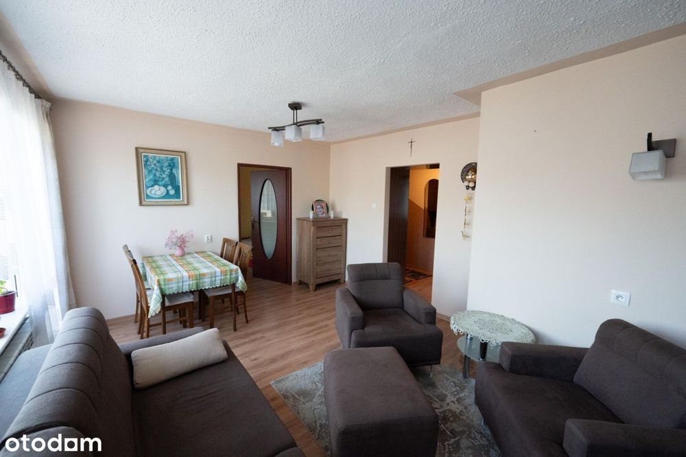 3 pokojowe mieszkanie z ogródkiem i garażem Lubawa