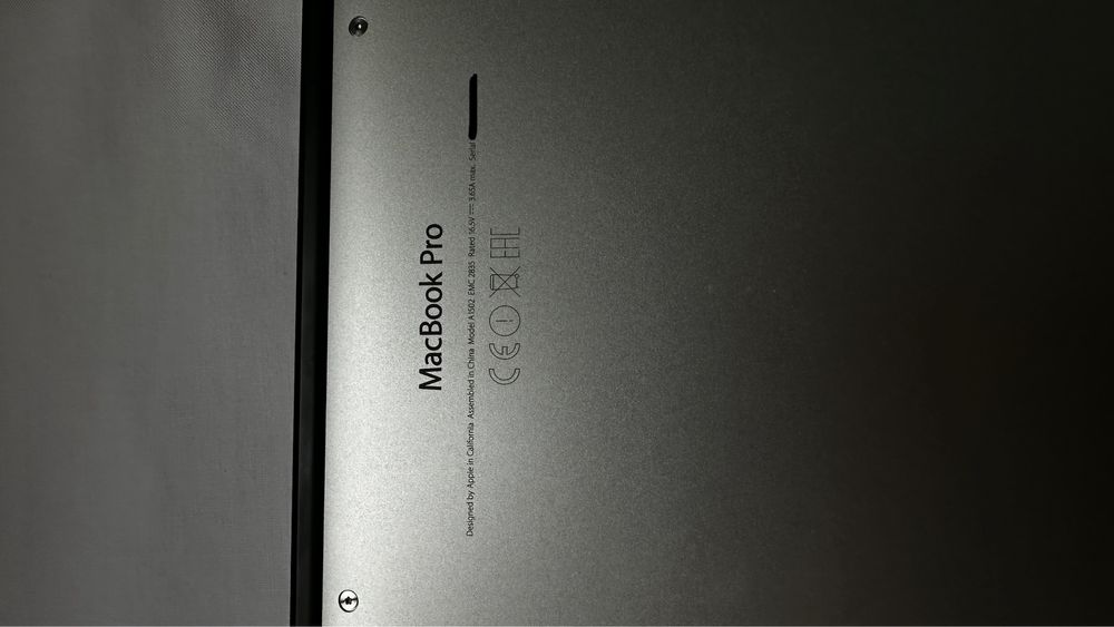 Macbook Pro 13” A1502