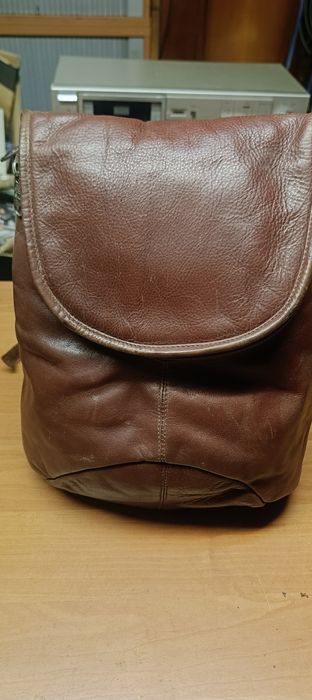 Plecaczek mały skórzany 22 na 32 cm