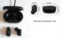 Słuchawki E7S Bluetooth 5.0 Sportowe z Mikrofonem