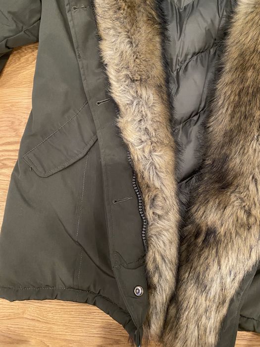 Kurtka zimowa z futerkiem rozmiar L