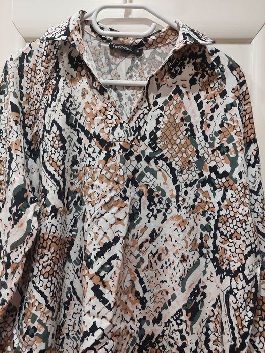 Сорочка блузка блуза рубашка waikiki zara тигрова