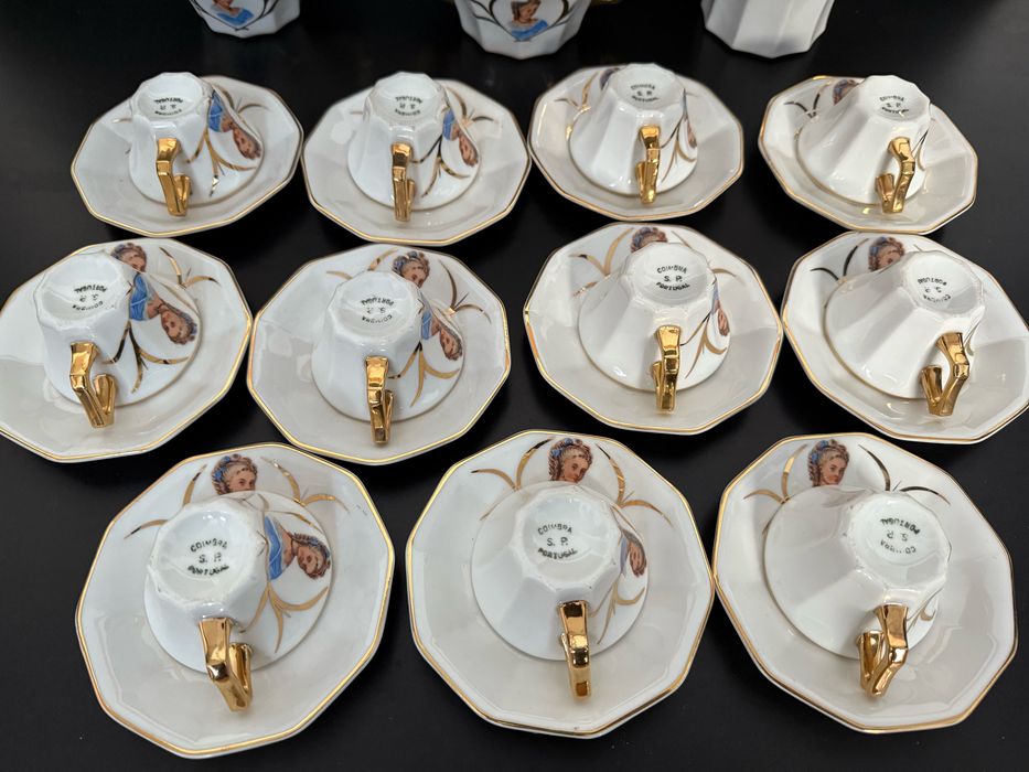 Conjunto de chá S. P. Coimbra