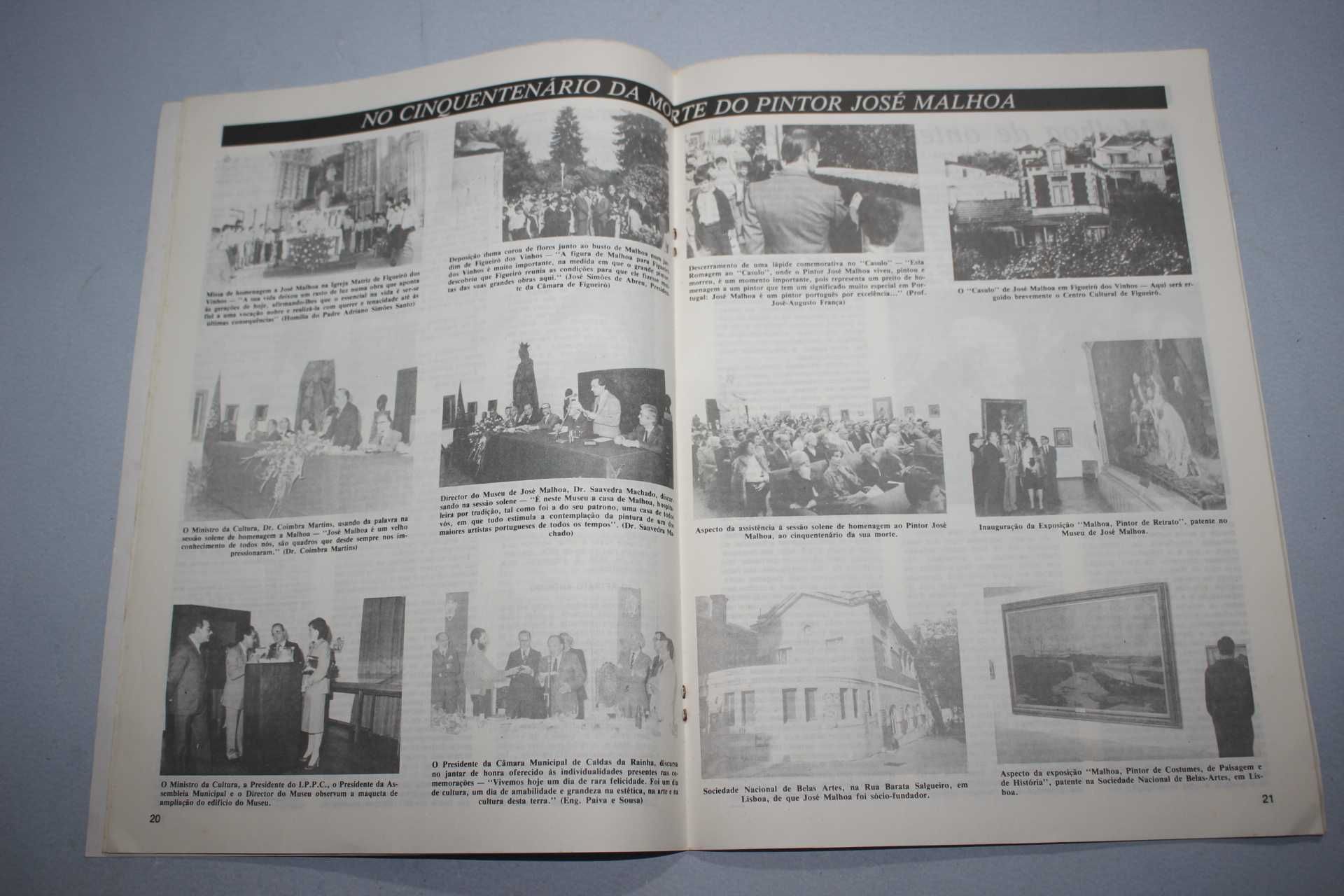 Revista Dedicada Pintor José Malhoa - Edição Gazeta das Caldas - 1985