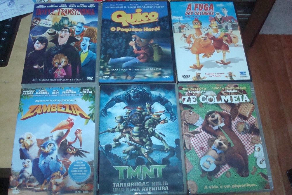 lote 19 dvds originais desenhos animados