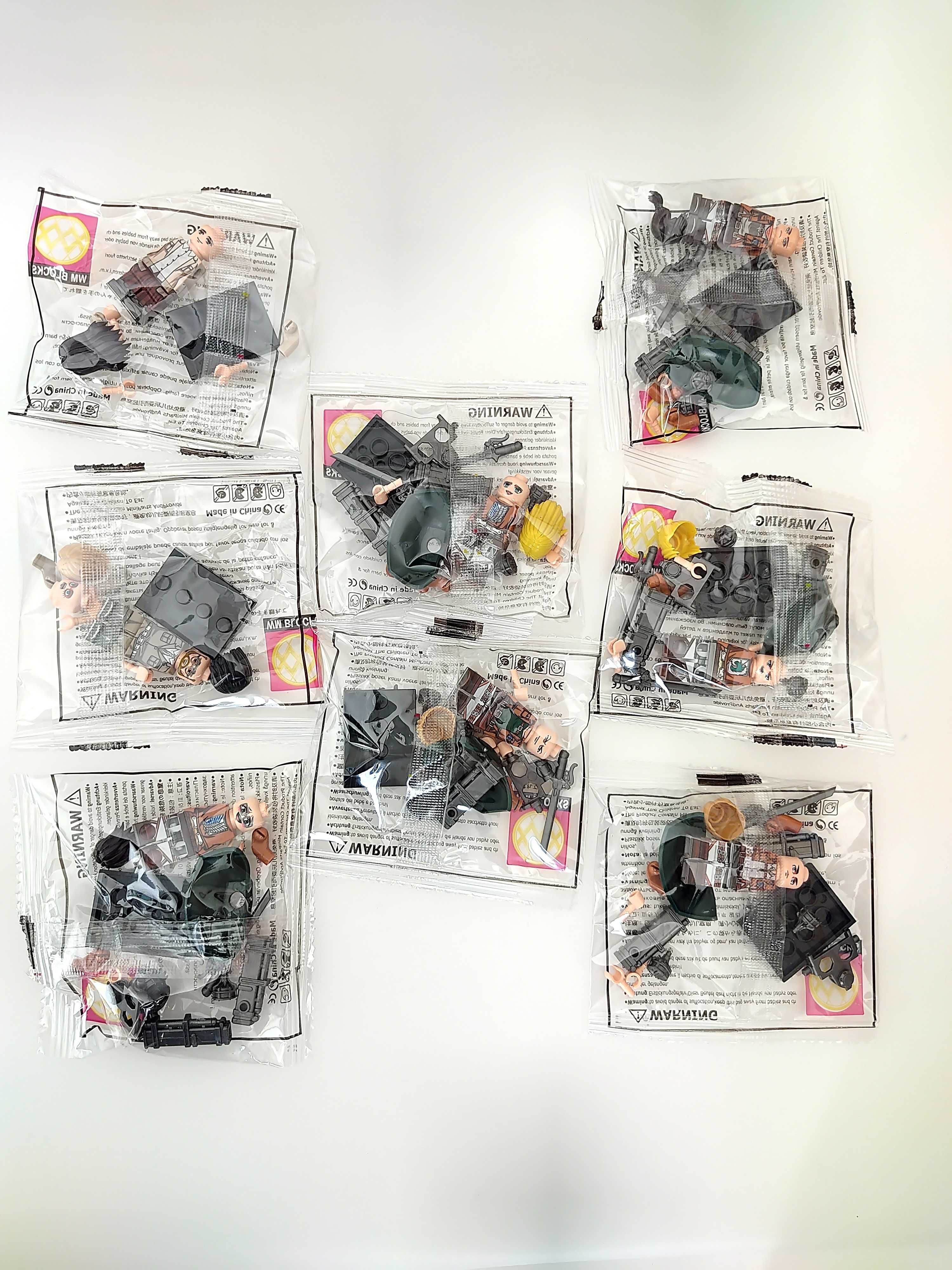 Bonecos minifiguras Attack on Titan nº4 (compatíveis com Lego)