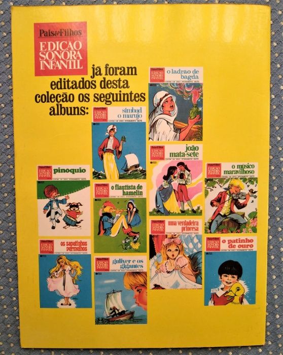 Livro 26x35cm "Cinderela" Pais & Filhos  - Ótimo Estado!
