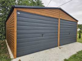Garaż Blaszany 6x5 Blaszak Drewnopodobny PREMIUM garaże WZMOCNIONE !!!