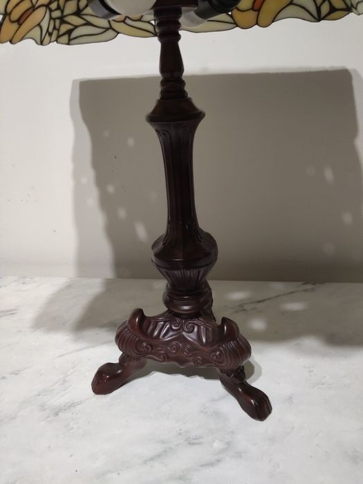 Tiffany lampa witrażowa stołowa / stojąca