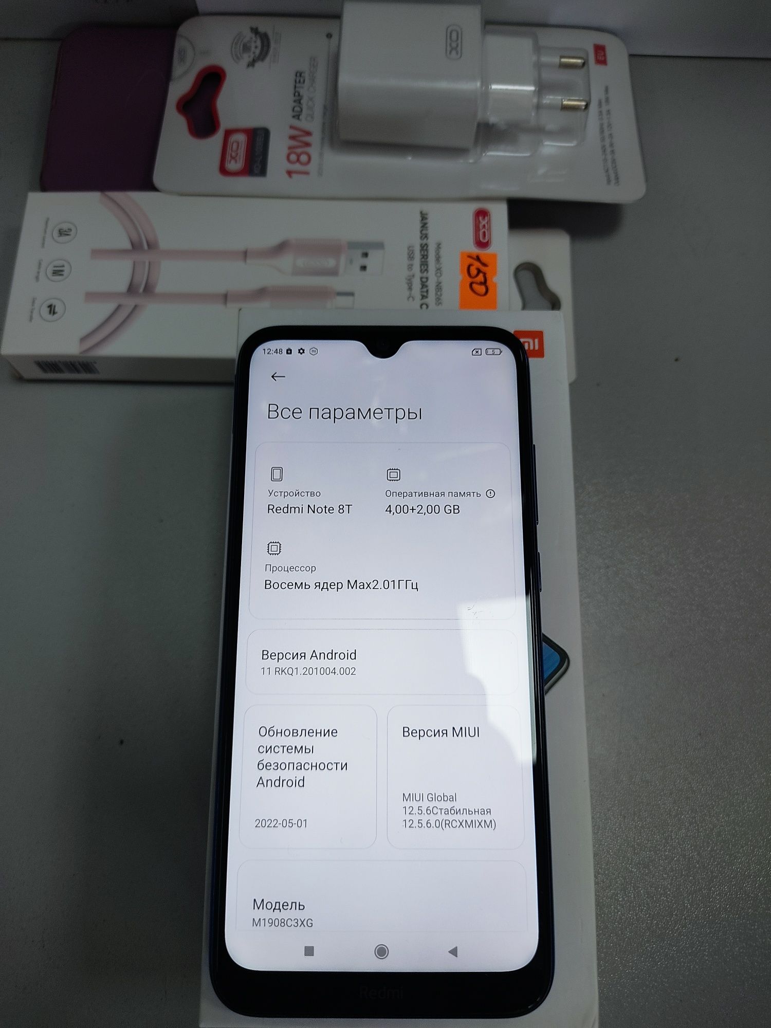 Redmi note 8T 4+2/128 gb NFC