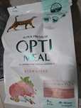 Всего 3 пачки! Корм OPTI MEAL для стерилизованных котов