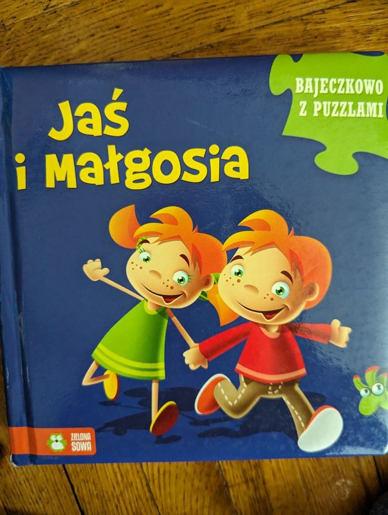Jaś i Małgosia książka z puzzlami