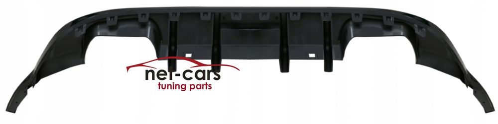 Dyfuzor dokładka zderzaka tył VW GOLF 7.5 17- HB R-line czarny połysk