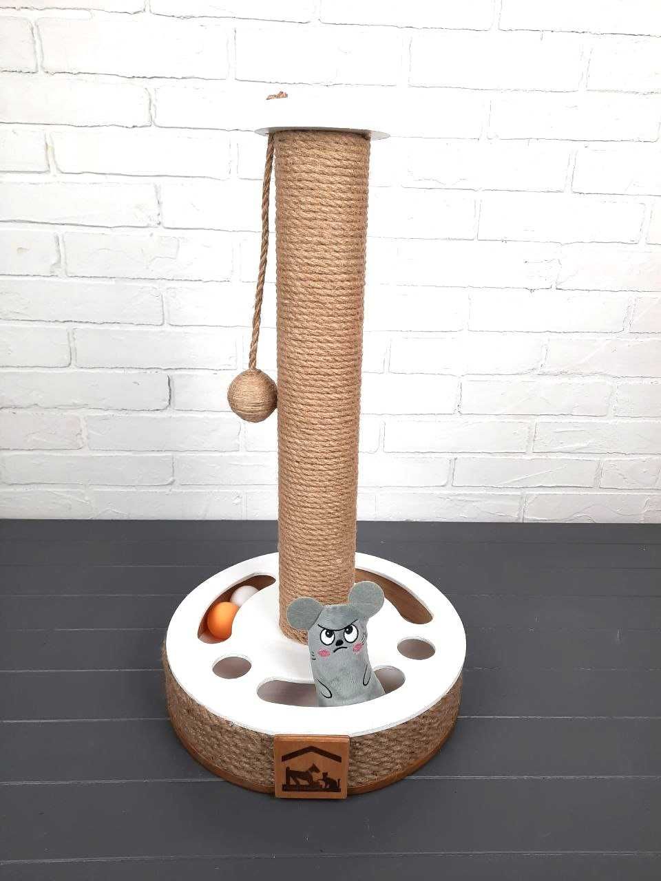 Кігтеточка - мрія для кота, інтерактивна дряпка для котів