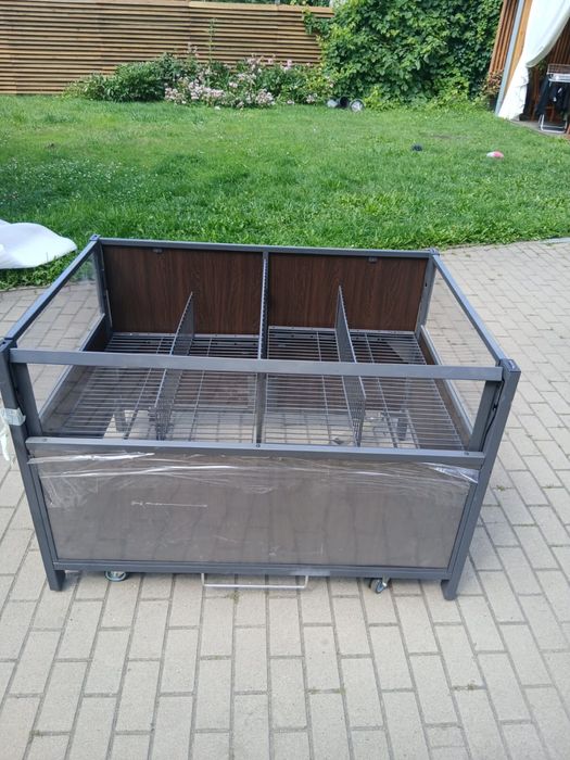 kosze sklepowe z przegrodami nowe