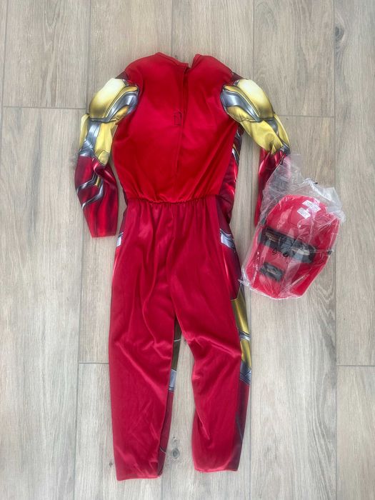 Iron Man Kostium przebranie z maską 8-10 lat 128-140 cm Avengers
