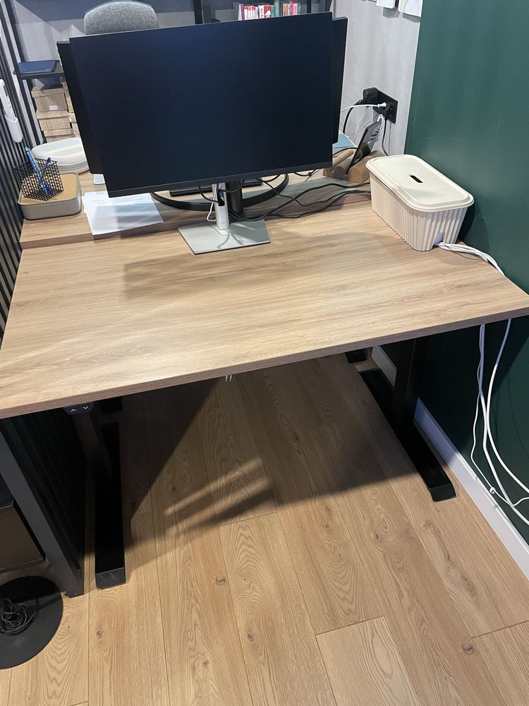 Biurko elektrycznie podnoszone Elzap e-move 100 120x70 dąb dziki
