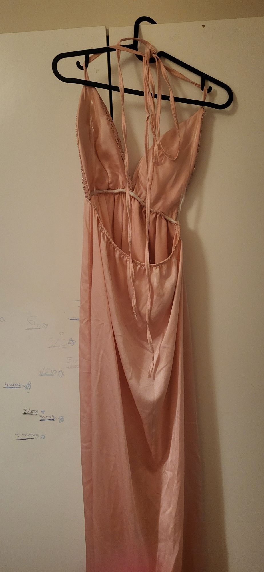 Vestido cerimonia Rosa