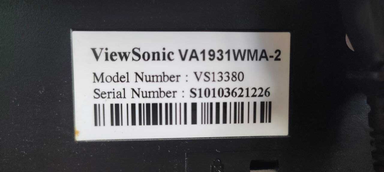 Монітор ViewSonic VA1931vma