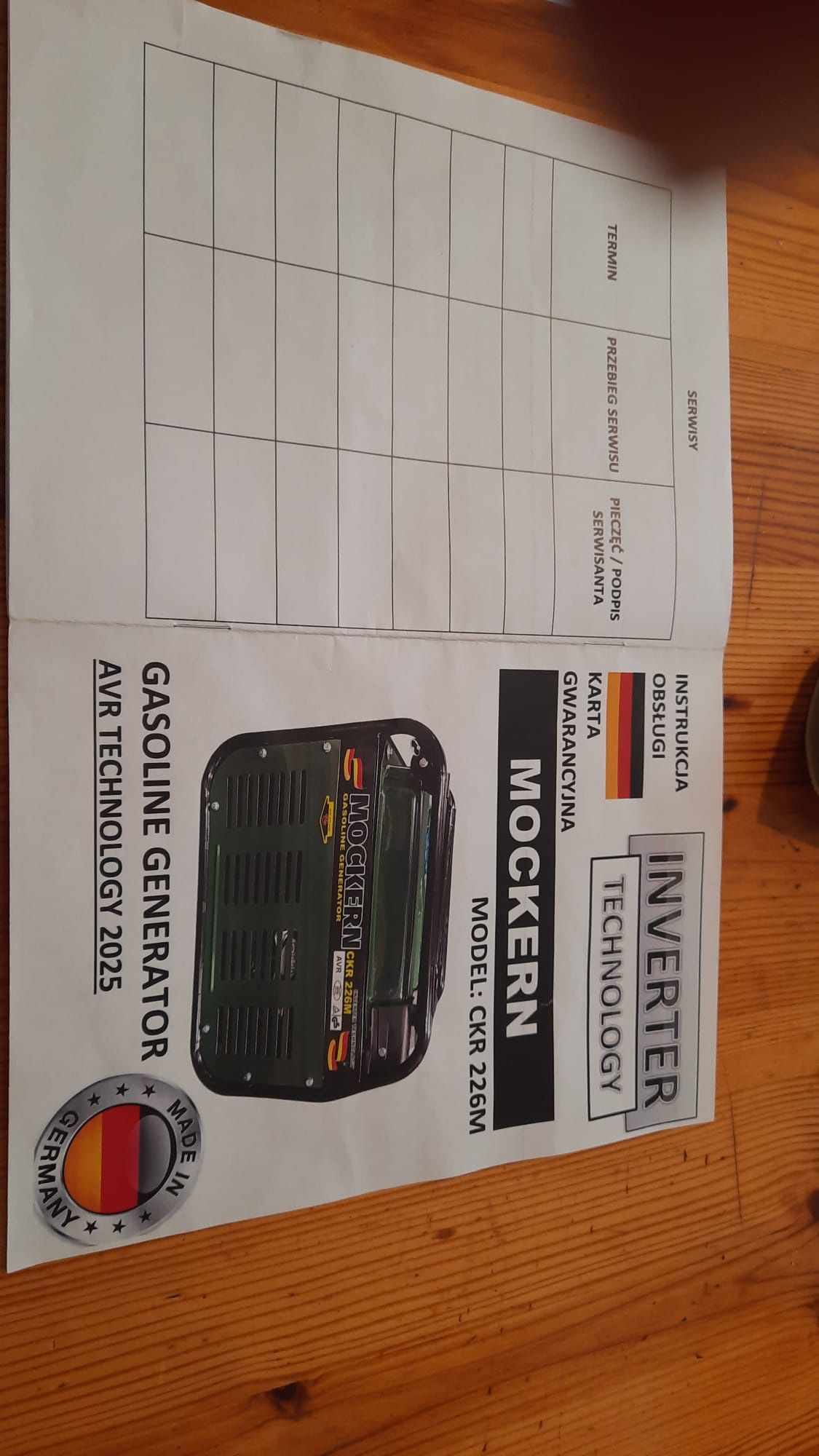 Generator prądotwórczy Mockern CKR 226M
