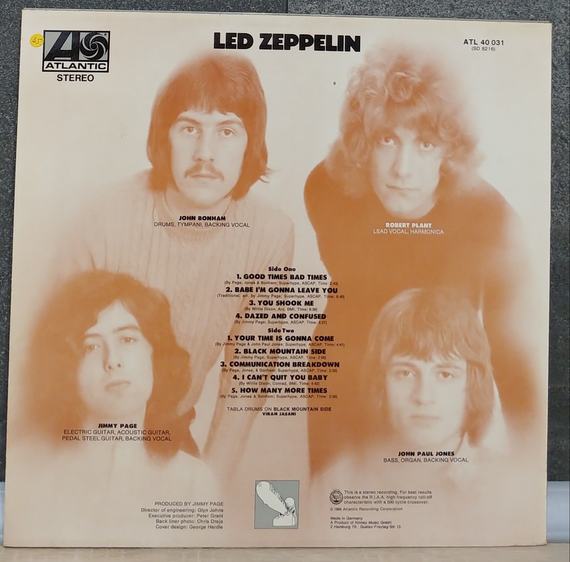 Led Zeppelin – Led Zeppelin. 1971r NM- .
