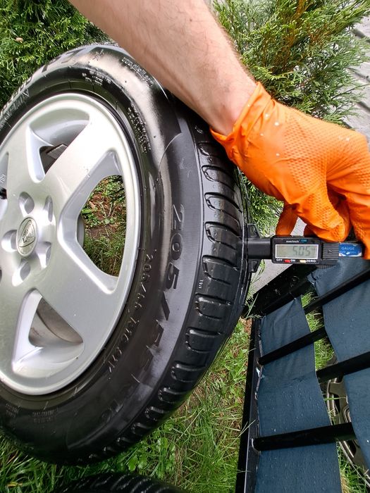 Alufelgi Aluett 16 5x112 Opony Lato 16" 205 55 Pirelli  5,80mm Audi