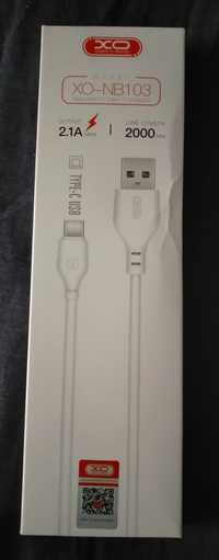 Kabel USB typ C 2m