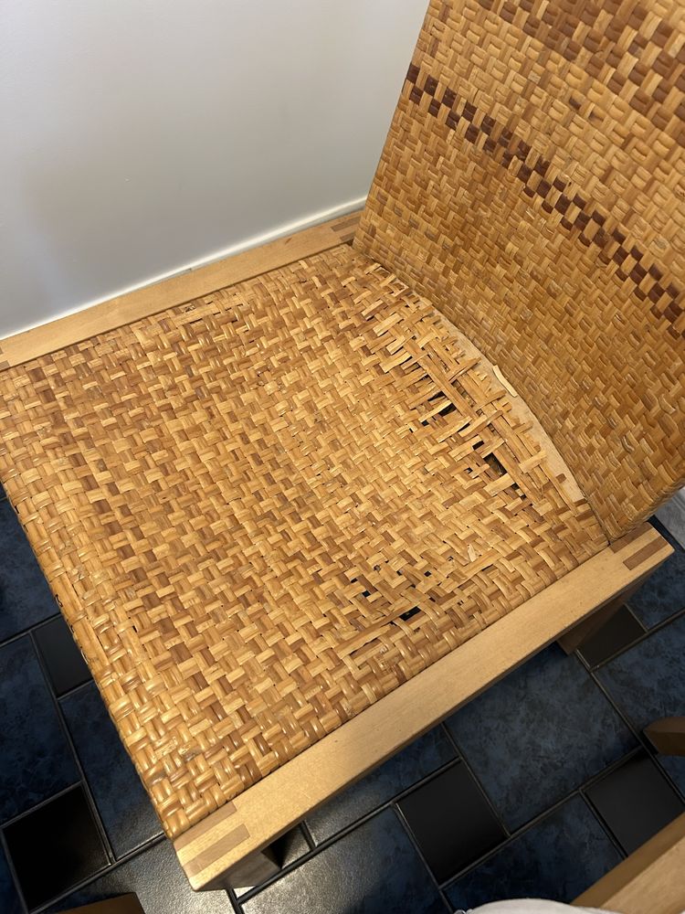 Krzesła kuchenne Ikea 4 szt. brązowe