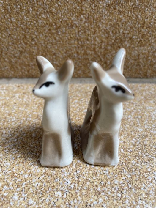 Łomonosow - porcelanowa figurka - Jelonek