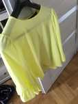 Zara bluzka cytrynowa S