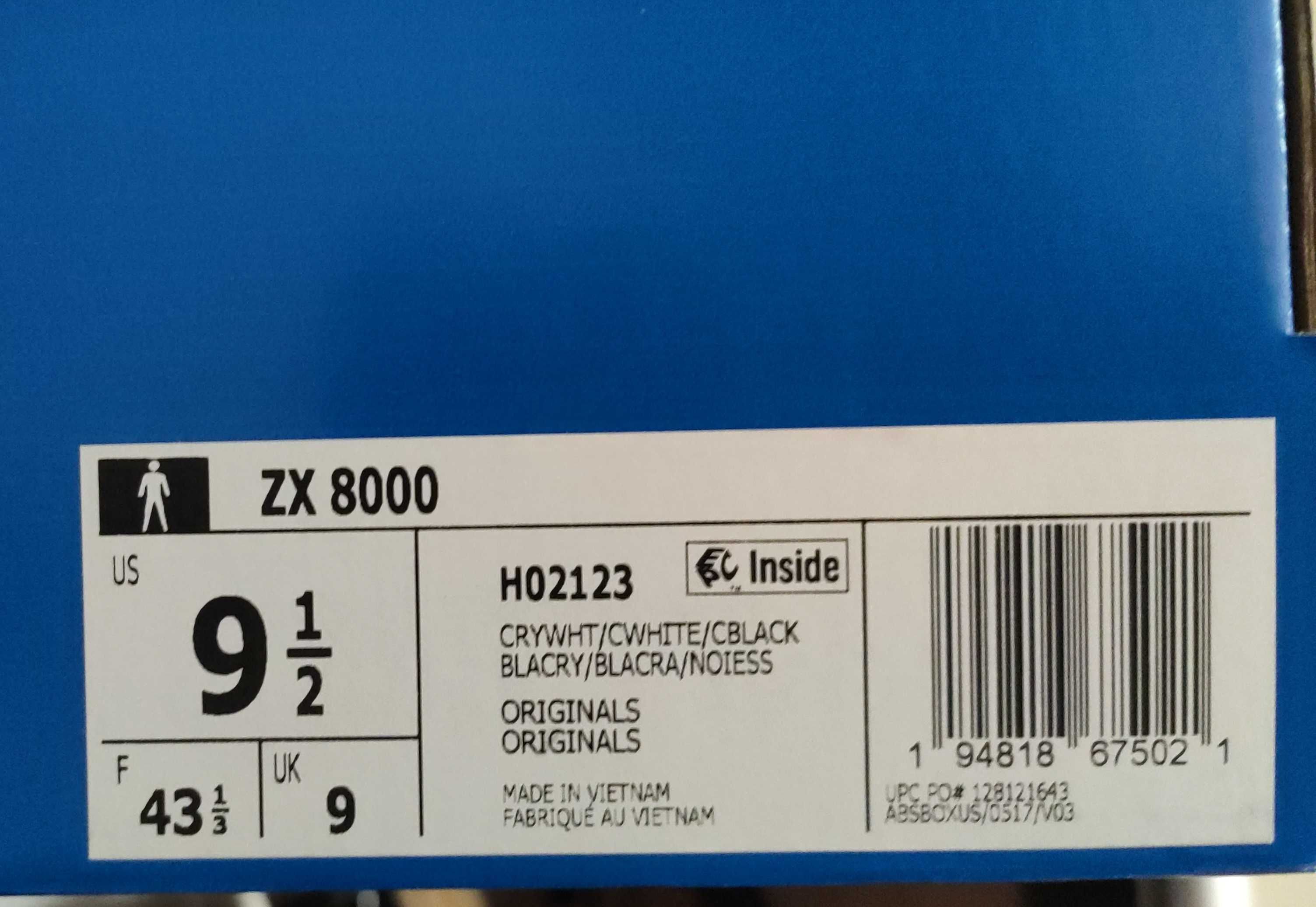 Кроссовки Adidas ZX 8000 Оригинал из США