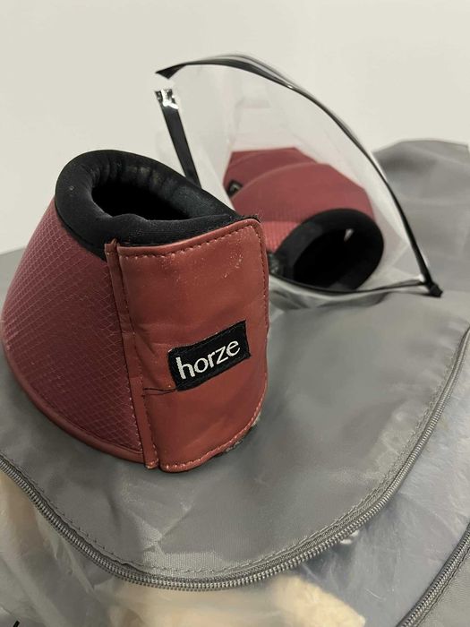 kaloszki bordowe horze