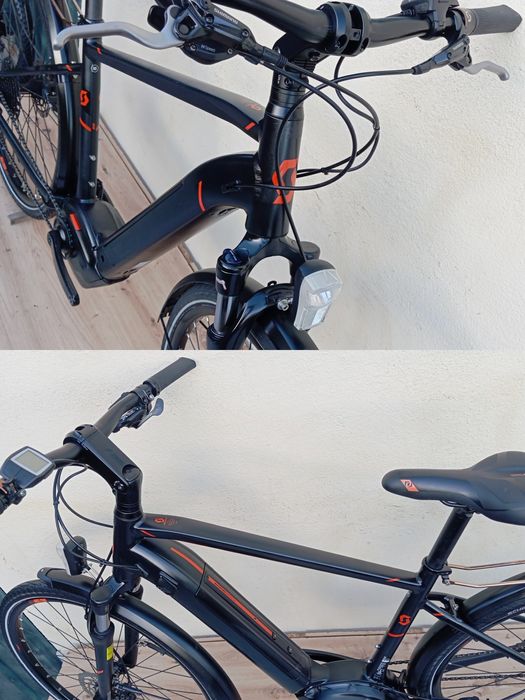 JF-Bikes Scott E-Sub Cross 10  Electric Urban Bike - Black