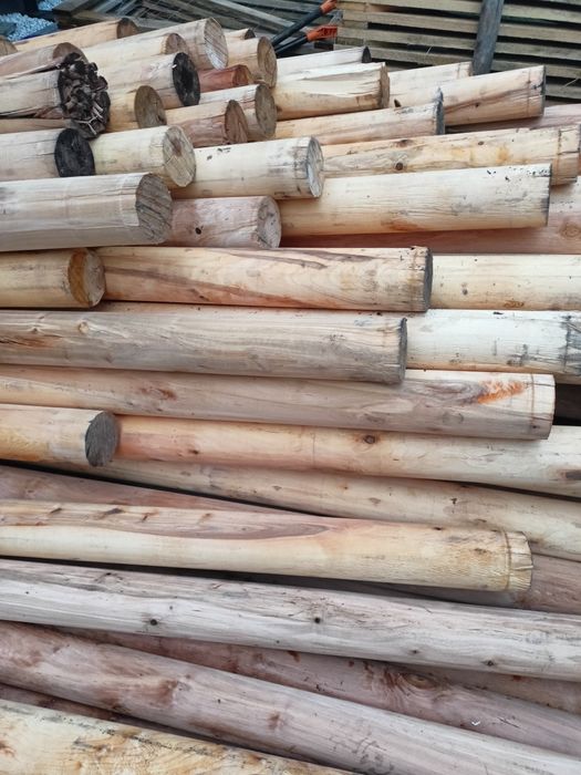 Słupki drewniane toczone wałki toczone palisada toczona