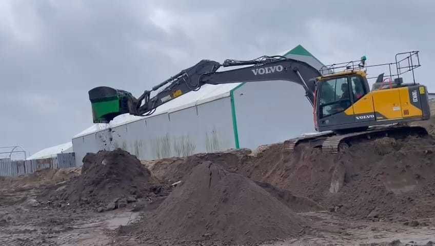 Łyżka przesiewająca sortująca przesiewacz rozdrabniacz ziemi SEM2000