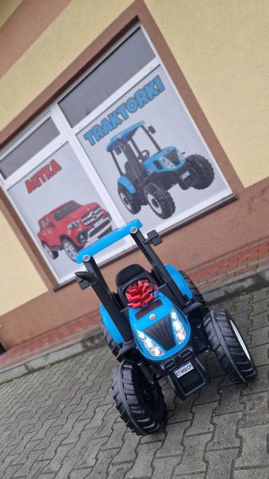 SKLEP! Traktor NEW HOLLAND dla dzieci WIELKI I MOCNY! autko el.