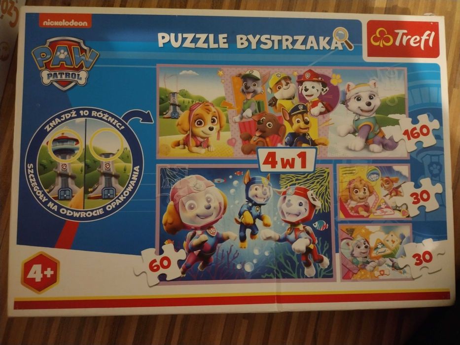 Puzzle 4+. Psi patrol. 4w1